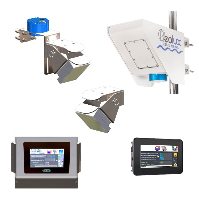 Sensori radar per misure idrologiche di velocità, livello e portata BMI & GEOLUX